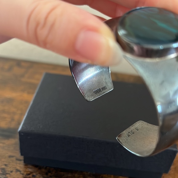 Western Turquoise Sterling Silver Abalone Jewelry - Picture 10 of 15